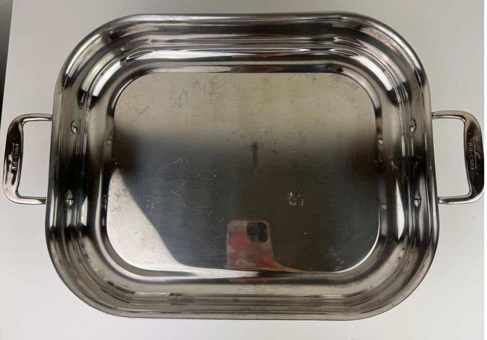 ALL-CLAD Stainless Steel Lasagna Roasting Pan 14x11" Oven to Table Cookware